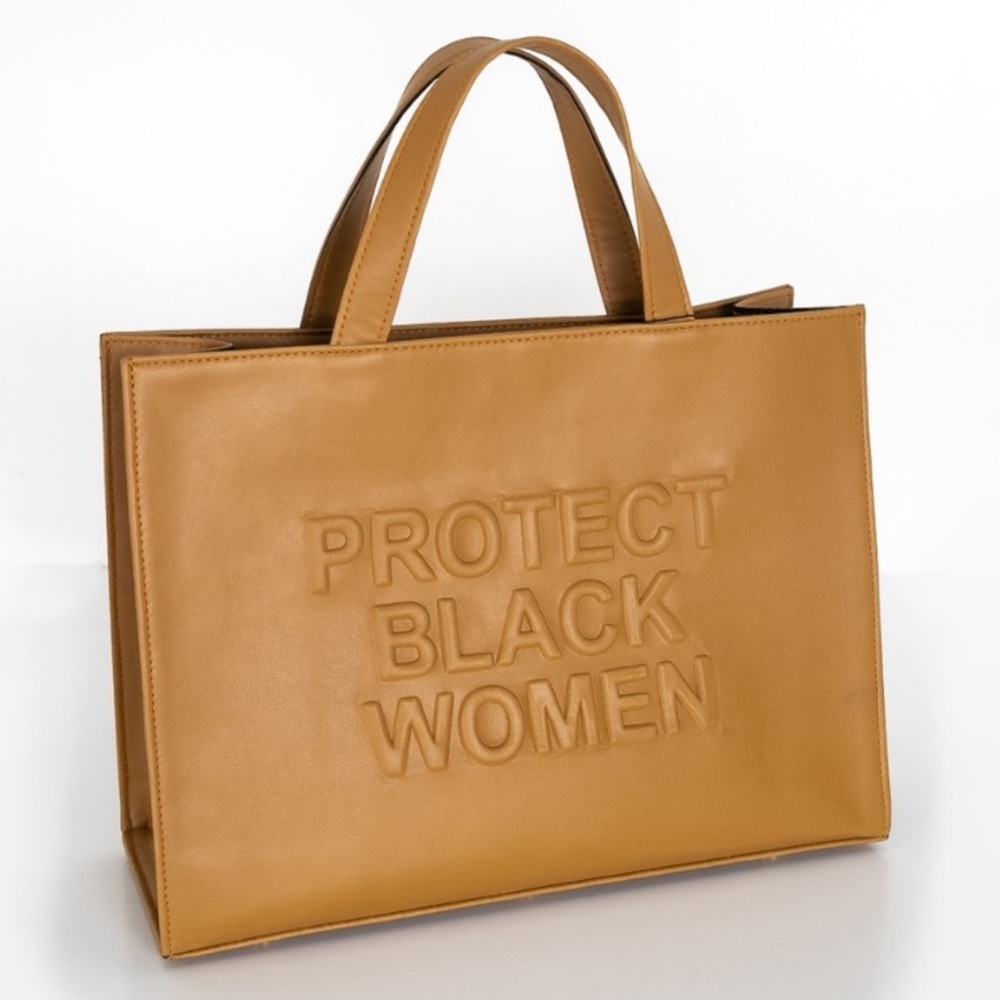 Cise Caramel Protect Black Women Tote nwt and dustbag